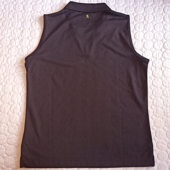 IZOD Sleeveless Black Golf Shirt sz Small Exc Condition - Picture 5 of 6